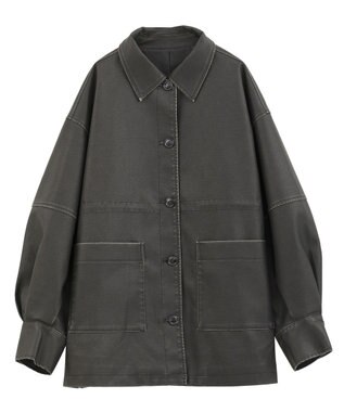 Green Parks ・ＥＬＥＮＣＡＲＥ　ＤＵＥ　フェイクレザーカバーオール Black