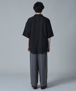 WEGO アムンゼンワンポイントBIGシャツ（S） ブラック