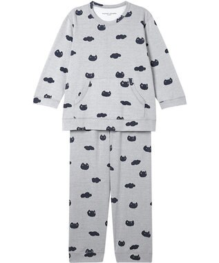 tsumori chisato SLEEP ツモリチサト パジャマ 綿100%(本体) ジャカード 8分袖 長袖 9分丈 レディース UDX218/ワコール アイボリー