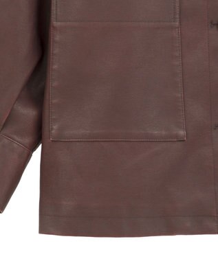 Green Parks ・ＥＬＥＮＣＡＲＥ　ＤＵＥ　フェイクレザーカバーオール Bordeaux