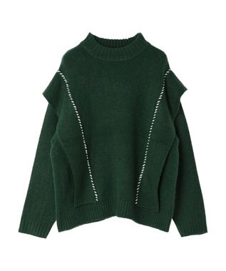 CRAFT STANDARD BOUTIQUE ハンドステッチニットプルオーバー Green