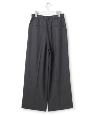 23区 【滝沢眞規子さん着用/VERY掲載/洗える】TWビエラ タック ワイド パンツ グレー系