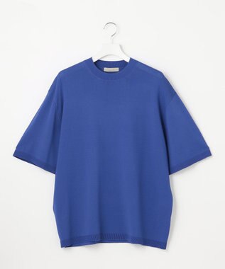 UNFILO MENS 【抗菌防臭】イージーケア ライトニットT [23年春夏商品] ブルー