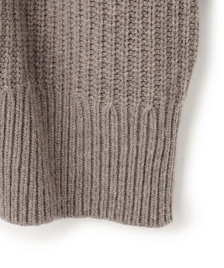 uncrave チャンキーニット カーディガン カーキグレー