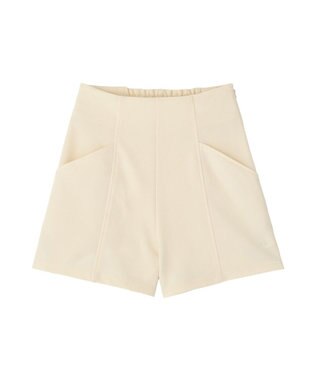 earth music&ecology カットツイルショートパンツ Ivory