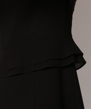 自由区 FORMAL 【オールシーズン対応】バーズアイ ジャケット+ワンピース ブラック系