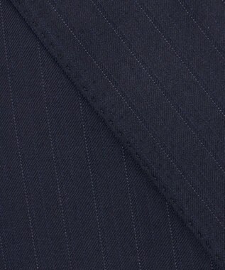 GOTAIRIKU シワになりにくい【御幸毛織/みゆきけおり】Superio160 スーツ_ネイビーストライプ ネイビー系1