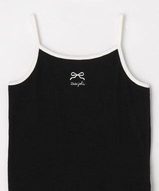 ANY KIDS テレコ キャミソール ブラック