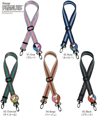 ROOTOTE 8440【スヌーピー】IP.WR.ストラップ.ピーナッツ-0G 01：グレー