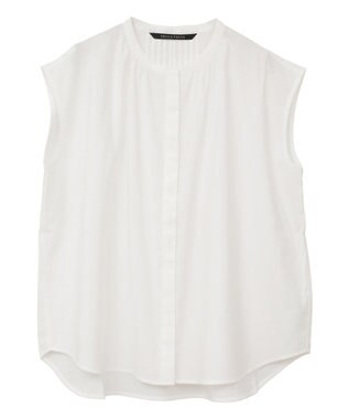 YECCA VECCA 【接触冷感】COOLバックピンタックブラウス Off White