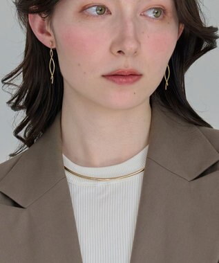 Phoebe ルーセントラインチョーカー　ゴールド/ネックレス/ネックカフ/40cm ゴールド