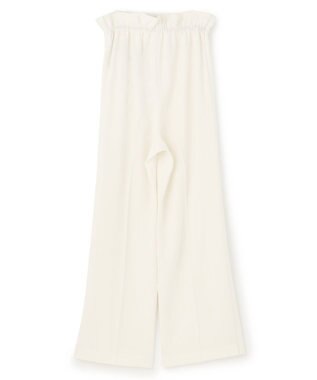 BEIGE， 【洗える・STORY 6月号掲載】RUE / ウエストゴムワイドストレートパンツ Meringue