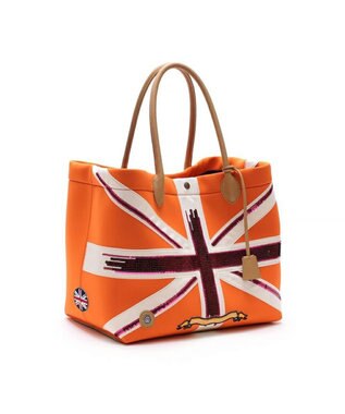 A.D.M.J. 【A4収納可】【魔法のように軽い】マジックライト/ユニオンジャックキューブトート34cm