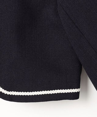 ANY KIDS 【2点セット】ノーカラー ボレロジャケット+襟付き ワンピース グレー