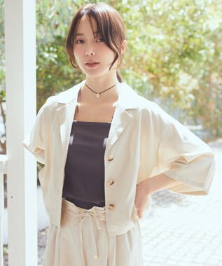 earth music&ecology 【接触冷感/UVカット】リラックスシャツジャケット