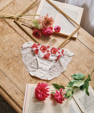 San-ai Resort（三愛水着楽園） エレガントコレクション【2407】デザインショーツ レッド