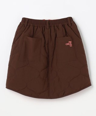 PW CIRCULUS 【WOMEN】キルティング中綿リバーシブルスカート  ゴルフウェア レディース ダークブラウン系