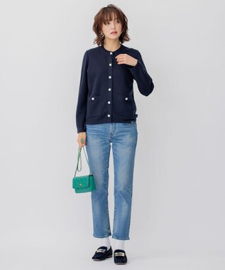 23区 PELLICO PONY ローファー ネイビー系