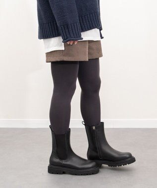 Bridget Birkin 【PARADIS COULEUR】サイドゴアショートブーツ ブラック