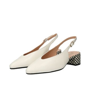 INTER-CHAUSSURES 【INTER-CHAUSSURES】ポインテッドトウVカットバックバンド