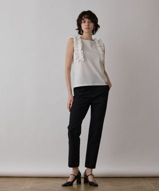 GRACE CONTINENTAL フリルカットトップ