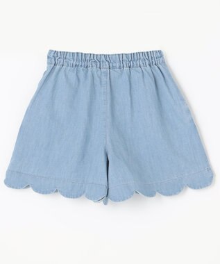 ANY KIDS 裾 スカラップ パンツ デニム