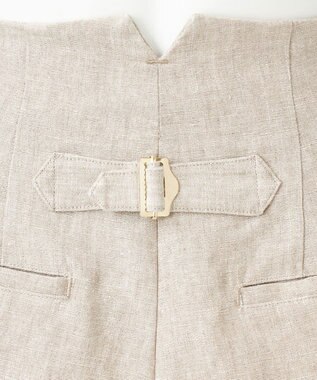 23区 【GOLD LABEL】MANTECO スーペリアリネン ワイドパンツ フラックス系