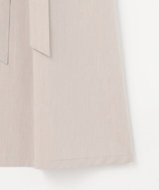 J.PRESS LADIES S 【一枚で着映え】ライトタフタ タックプリーツ ワンピース グレージュ系