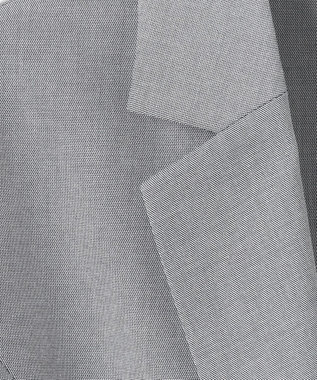 J.PRESS LADIES 【セットアップ対応・洗える・撥水・防汚】コットンFITTYシャーク テーラード ジャケット ライトグレー系