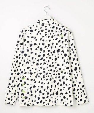 PW CIRCULUS 【MEN】スノーレオパード柄裏フリースモックネックT ホワイト系5