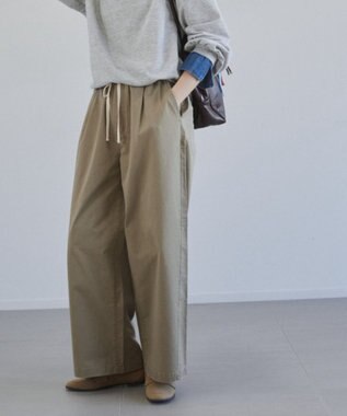 WEGO 【ANGIE VINTAGE】ツイルイージーパンツ ベージュ