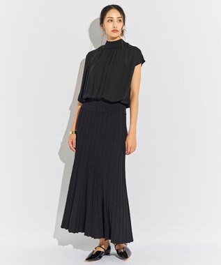 BEIGE， 【WEB限定】 MONSTERA / ニットスカート Black