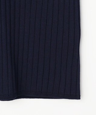 ANY SIS ラインポイント ニット ネイビー