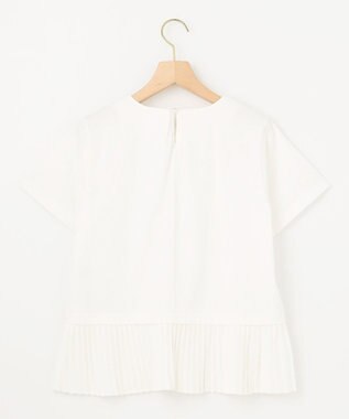 組曲 L クールプレーティング天竺プリーツ カットソー アイボリー系