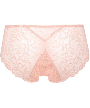 WACOAL サニタリーショーツ 【GOCOCi ゴコチ】 「普通~多い日」に対応 後ろまでしっかりカバー 羽付きナプキン対応 総レース 生理用ショーツ はきこみ丈あさめ レディース PGG198 /ワコール ピーチ