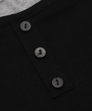 WEGO メタルパッチレイヤードピチTOP ブラック