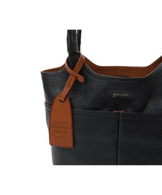 genten タスカ バケツ型トート ネイビー