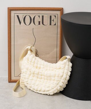 WEGO カラーハーフムーンショルダー 柄2