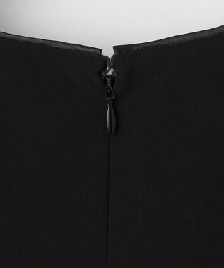 ANY SIS L 【洗える】セレモニーダブルクロス ワンピース ブラック