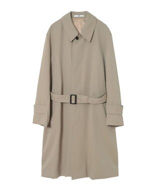 DAKS ウールギャバジン オーバーサイズステンカラーコート キャメル