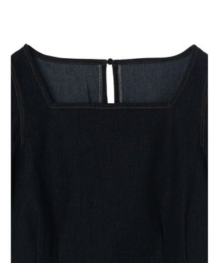 earth music&ecology パワショルスクエアネックプルオーバー Dark Indigo