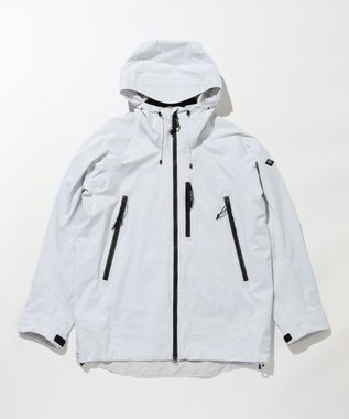 JOSEPH ABBOUD MOUNTAIN 【軽量/撥水/防風/透湿/ライナードッキング対応】ウルトラフライナイロン マウンテンシェルパーカー ホワイト系