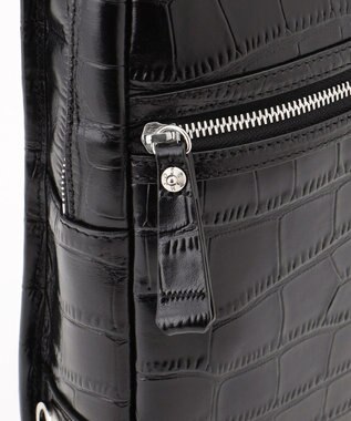 JOSEPH HOMME クロコダイルレザー 　ボディバッグ ブラック系