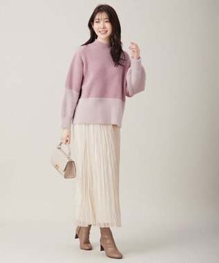 ANY SIS 【洗える】オーロラプリーツ スカート アイボリー