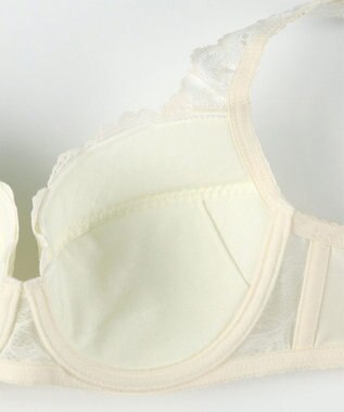 Wing ブラジャー Wing Lesiage 包みこむようなフィット感 安定感のあるつけごこち 肩にくいこみにくい ブラ PB3010 ウイング／ワコール クリーム