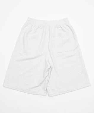 WEGO 【ユニセックス着用ITEM/SMサイズ展開/ウエストゴム】スウェットバギーショーツ 杢グレー