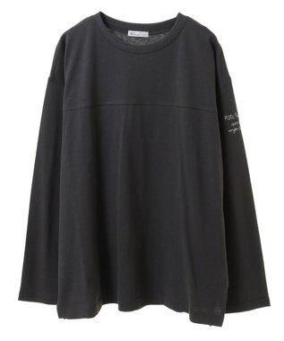 CRAFT STANDARD BOUTIQUE ワンポイント刺繍長袖チュニック Charcoal Gray