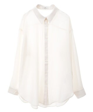 earth music&ecology シアーシャツ Off White