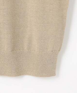 自由区 L 【カタログ掲載・洗える】エンブレム ニット ベージュ