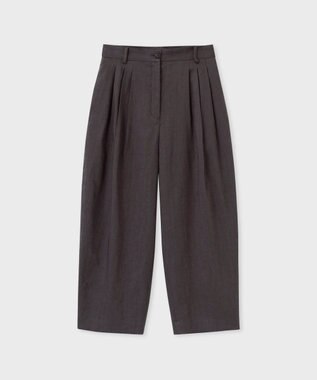 Paul Smith レーヨンリネン コクーンシルエット タックパンツ